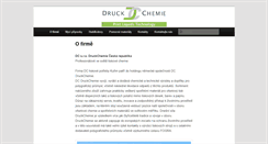 Desktop Screenshot of druckchemie.cz