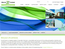 Tablet Screenshot of druckchemie.com